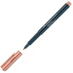 Marker pen/felt-tip pen Faber-Castell Metallics Copper Cabana (10 Units)