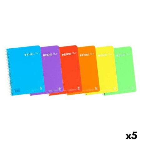 Notebook ENRI Din A4 80 Sheets (5 Units)