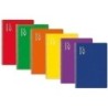 Notebook ESCOLOFI Red Quarto 5 Pieces 50 Sheets