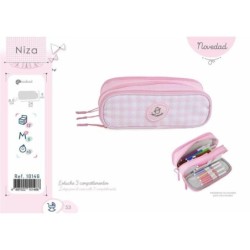 Triple Pencil Case Decuevas Niza 24 x 9 x 8,5 cm