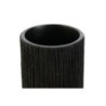 Vase Home ESPRIT Black Resin 10 x 10 x 30 cm (12 Units)