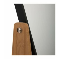 Mirror with Mounting Bracket 5five Natureo Black Bamboo 22 x 16 x 6 cm