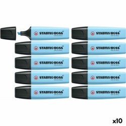 Fluorescent Marker Stabilo Boss Blue 10 Pieces