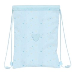 Backpack with Strings Mickey Mouse Clubhouse Light Blue (26 x 34 x 1 cm)