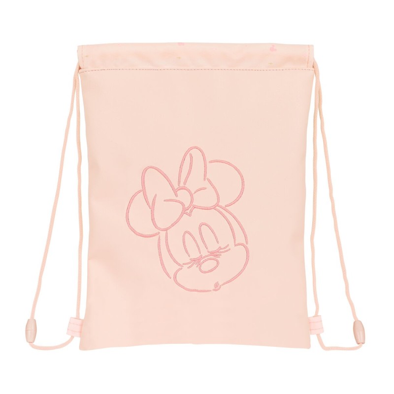 Backpack with Strings Minnie Mouse Pink (26 x 34 x 1 cm)