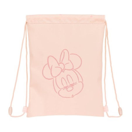 Backpack with Strings Minnie Mouse Pink (26 x 34 x 1 cm)