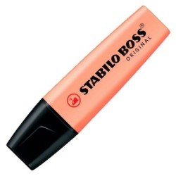 Fluorescent Marker Stabilo Boss Peach 10 Pieces