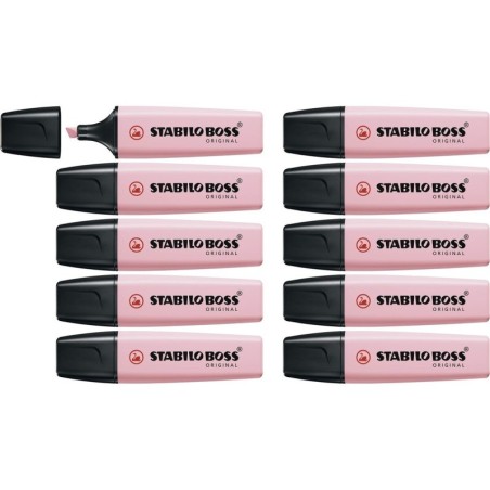 Fluorescent Marker Stabilo Boss Original Pink 10 Pieces (1 Unit)