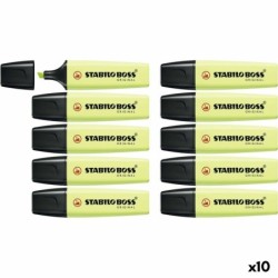 Fluorescent Marker Stabilo Boss Lime green 10 Pieces