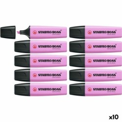 Fluorescent Marker Stabilo Boss Fuchsia 10 Pieces