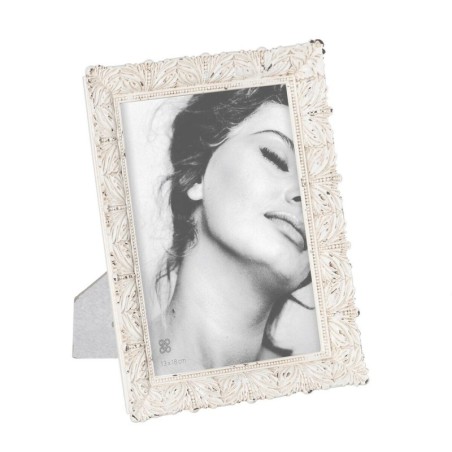 Photo frame White Polyresin 16,5 x 2 x 22 cm