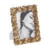 Photo frame Golden Polyresin Flowers 18,4 x 1,8 x 23,2 cm