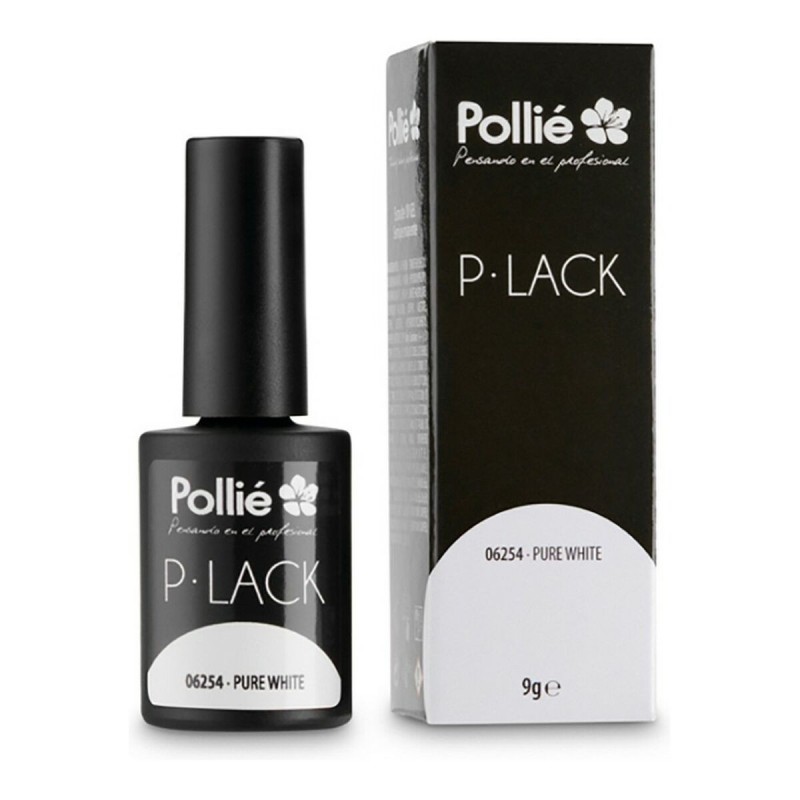 Nail Polish Semi-permanent P-Lack Eurostil PURE WHITE Pure White (9 gr)