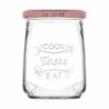 Transparent Glass Jar Inde Tasty 550 ml With lid (12 Units)