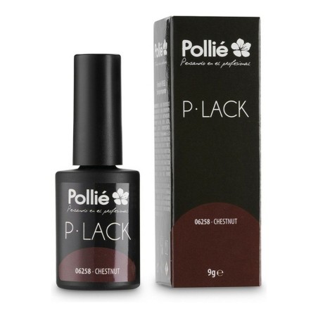 Nail Polish Semi-permanent P-Lack Eurostil CHESNUT MS Chesnut (9 gr)