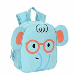 Child bag Safta Blue Elephant 20 x 9 x 25 cm