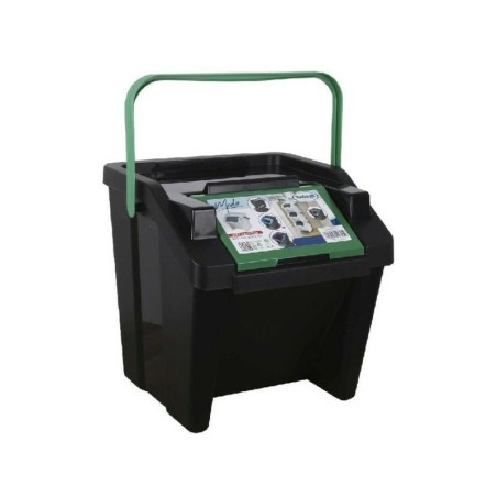 Recycling Waste Bin Tontarelli Moda 28 L Stackable Green