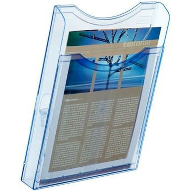 Counter Display Archivo 2000 Archiplay Wall Din A4 Transparent Blue