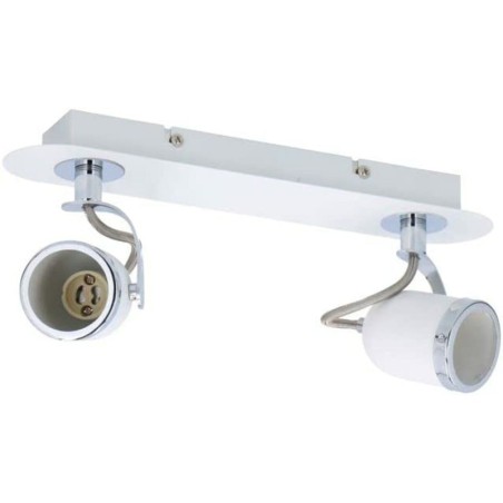 Ceiling Light 50 W Metal White 360º (8 x 13 x 31 cm)