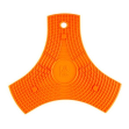 Cutting board BRA A191000 Orange Silicone (2 Units)