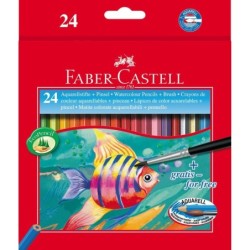 Watercolour Pencils Faber-Castell 114425 Multicolour 24 Pieces