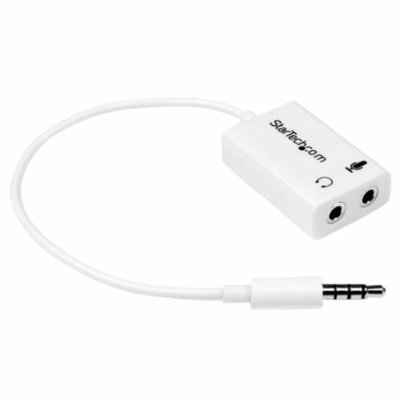 Audio Jack Adapter Startech MUYHSMFFADW          White 0,15 m