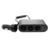 Plug adapter Savio SA-024 Black