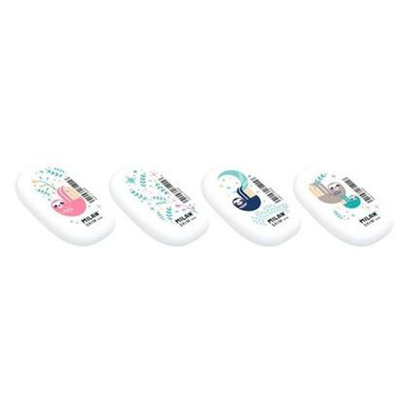 Eraser Milan Cuddle Collection Set White 6,4 x 4 x 0,9 cm