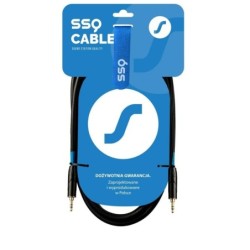 Audio Jack Cable (3.5mm) Sound station quality (SSQ) SS-1425 Black 2 m