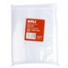 Set of Storage Bags Apli Self-closing Plastic 100 Units White Transparent Clear 220 x 310 mm