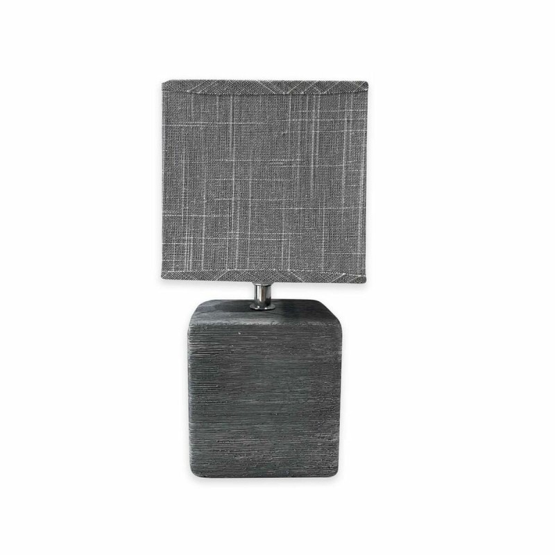 Desk lamp Versa Cubo Grey (ø 13 x 32 cm)