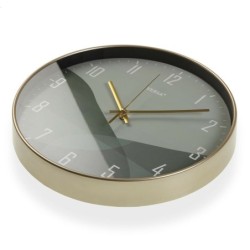 Wall Clock Versa Oscuro Plastic (4,3 x 30,5 x 30,5 cm)