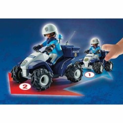 Vehicle Playset Playmobil Speed Quad City Action 71092 Police Officer (21 pcs)