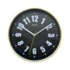 Wall Clock Versa Black Plastic 4 x 30 x 30 cm