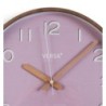 Wall Clock Versa Pink Plastic Quartz 4,3 x 30 x 30 cm