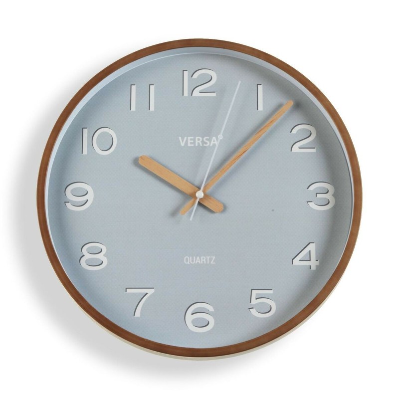 Wall Clock Versa Green Plastic Quartz 4,3 x 30 x 30 cm