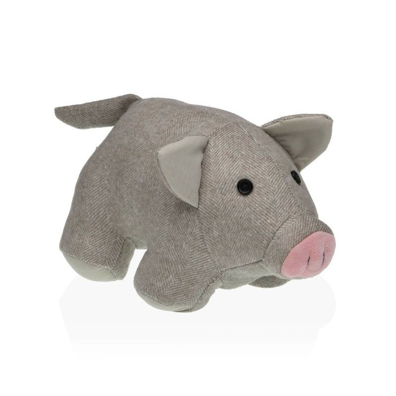 Door stop Versa Textile 18 x 15 x 24 cm Pig