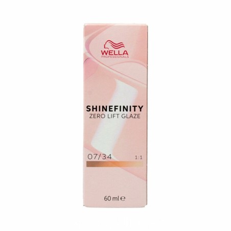 Permanent Colour Wella Shinefinity color Nº 07/34 (60 ml)