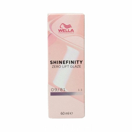 Permanent Colour Wella Shinefinity color Nº 09/81 (60 ml)