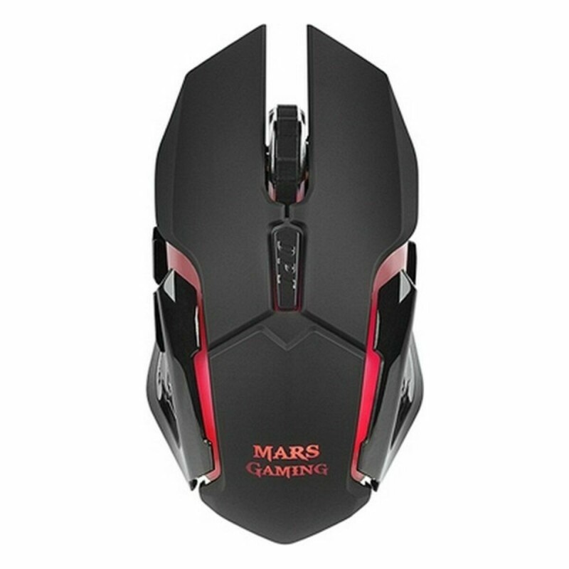 LED Gaming Mouse Mars Gaming MMW 3200 dpi Black