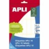 Labels Apli White Paper 10 Sheets 13 x 50 mm (10 Units)