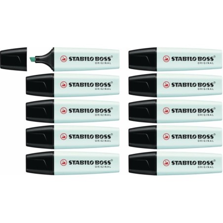 Fluorescent Marker Stabilo Boss Turquoise 10 Pieces