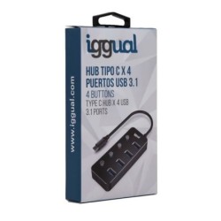 USB Hub iggual IGG318485