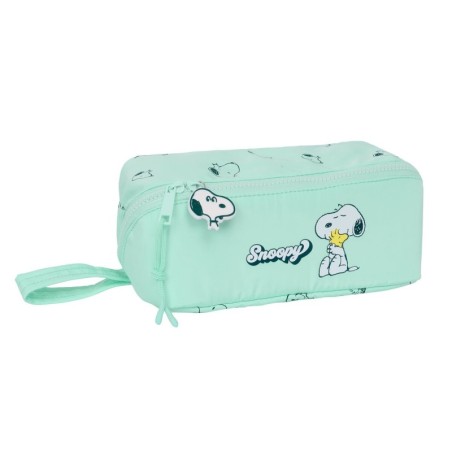 School Case Snoopy Groovy Green 22 x 10 x 10 cm