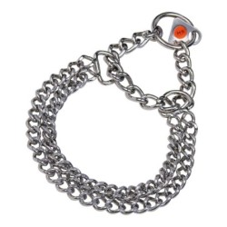 Dog collar Hs Sprenger Silver 2 mm Double Links (35 cm)