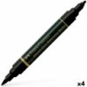 Felt-tip pens Faber-Castell Albrecht Durer Black (4 Pieces)