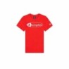 Children’s Short Sleeve T-Shirt Champion Crewneck  Red