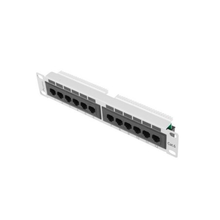 12-port UTP Category 5e Patch Panel Lanberg PPU6-9012-S