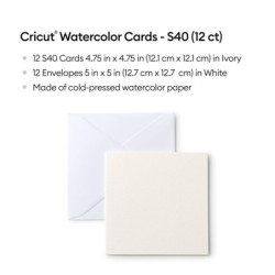 Watercolor Cards for Cutting Plotter Cricut S40