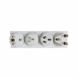 Universal Travel Power Adapter Allocacoc PowerCube White